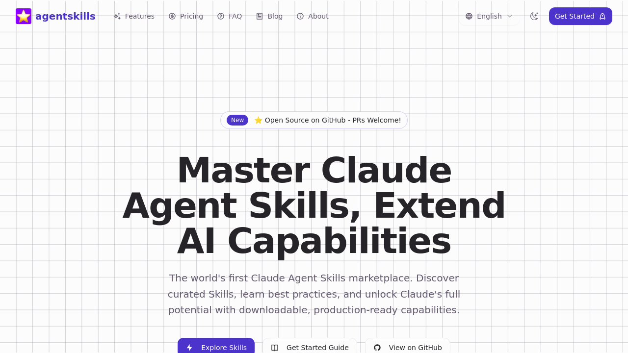 Agent Skills screenshot