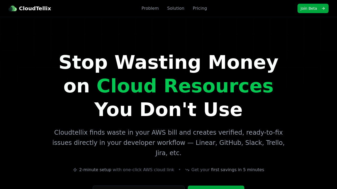 Cloudtellix screenshot