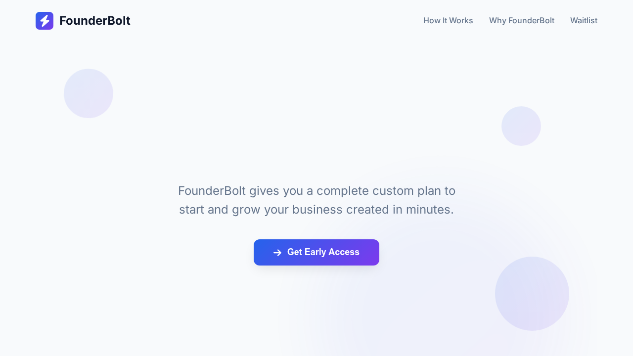 FounderBolt screenshot
