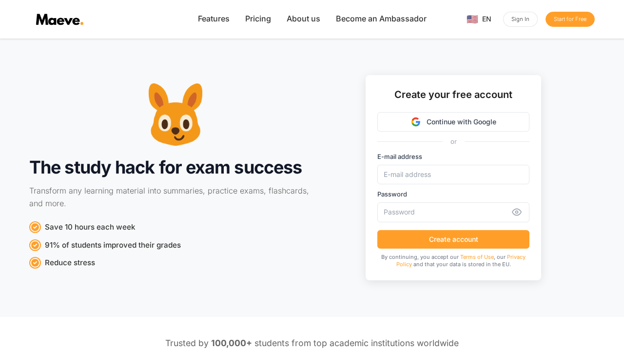 Ask Maeve screenshot