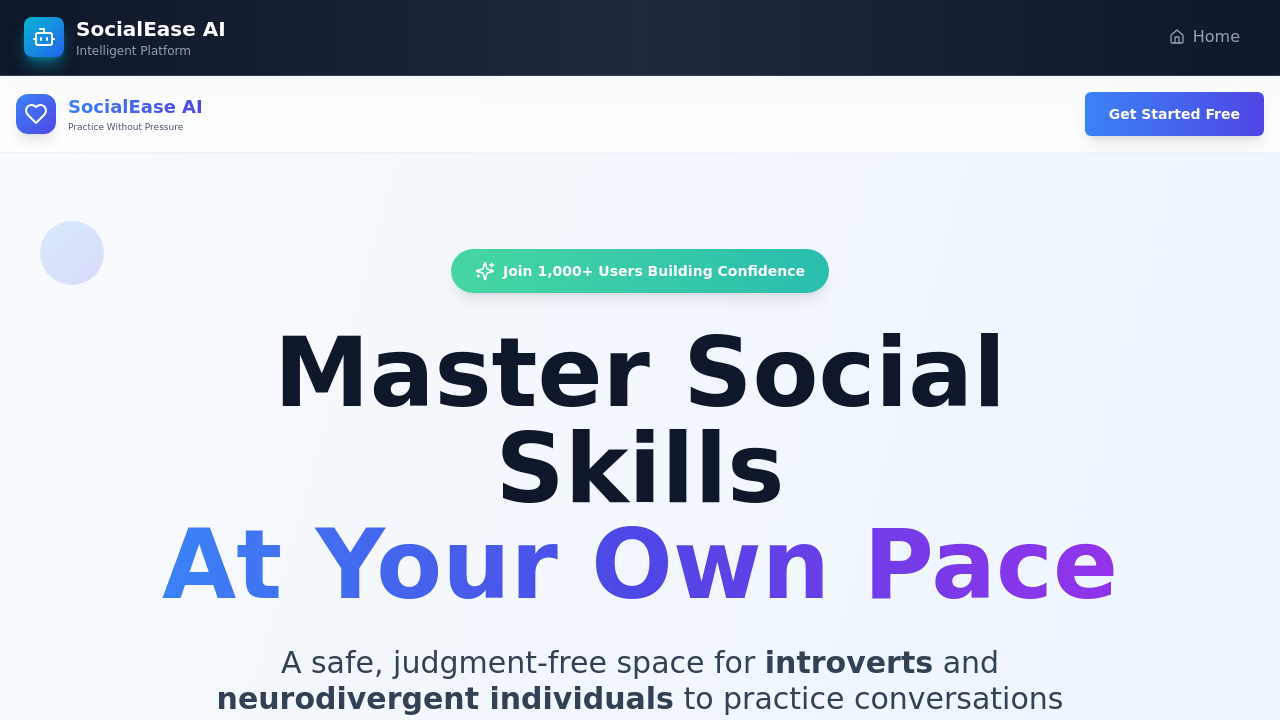 SocialEase AI screenshot