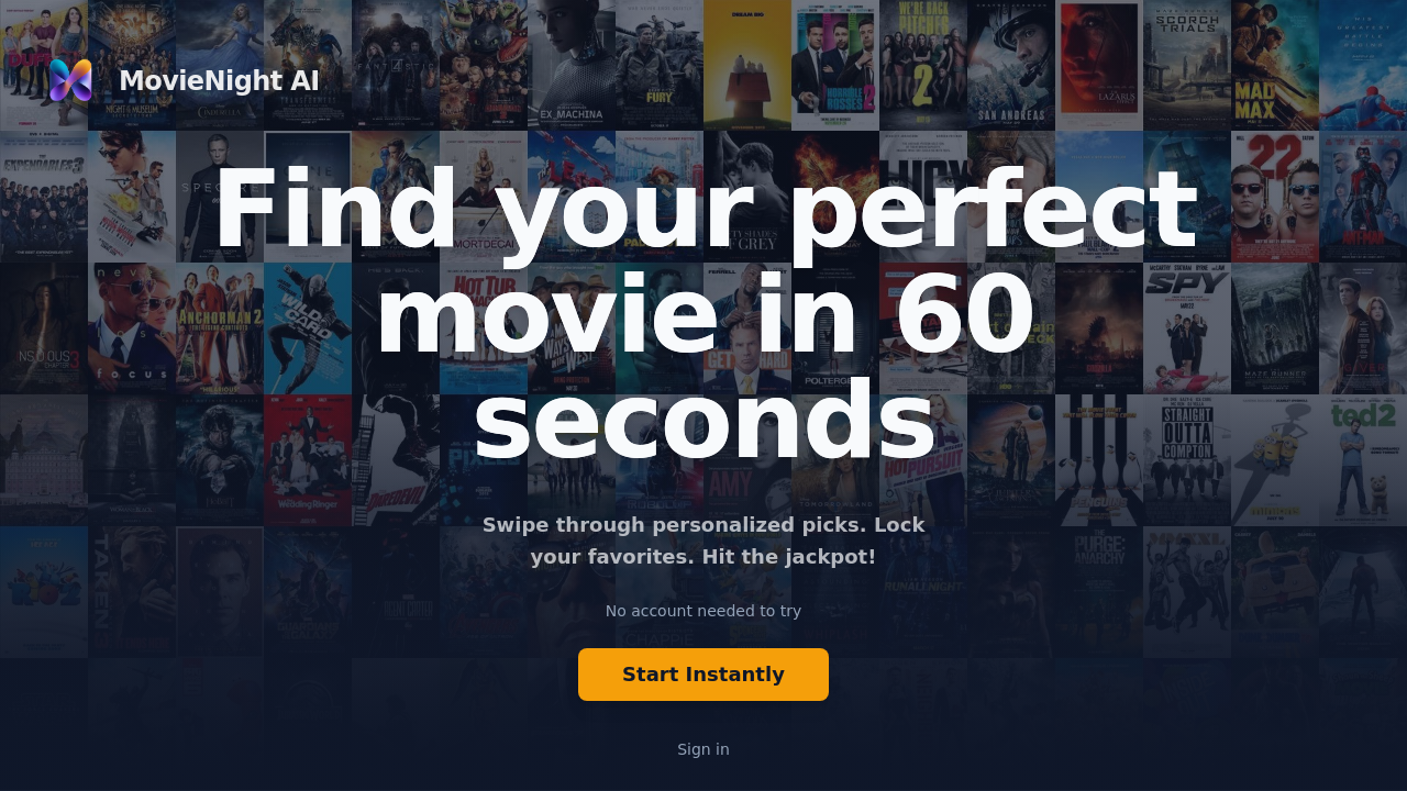 Movienight AI screenshot