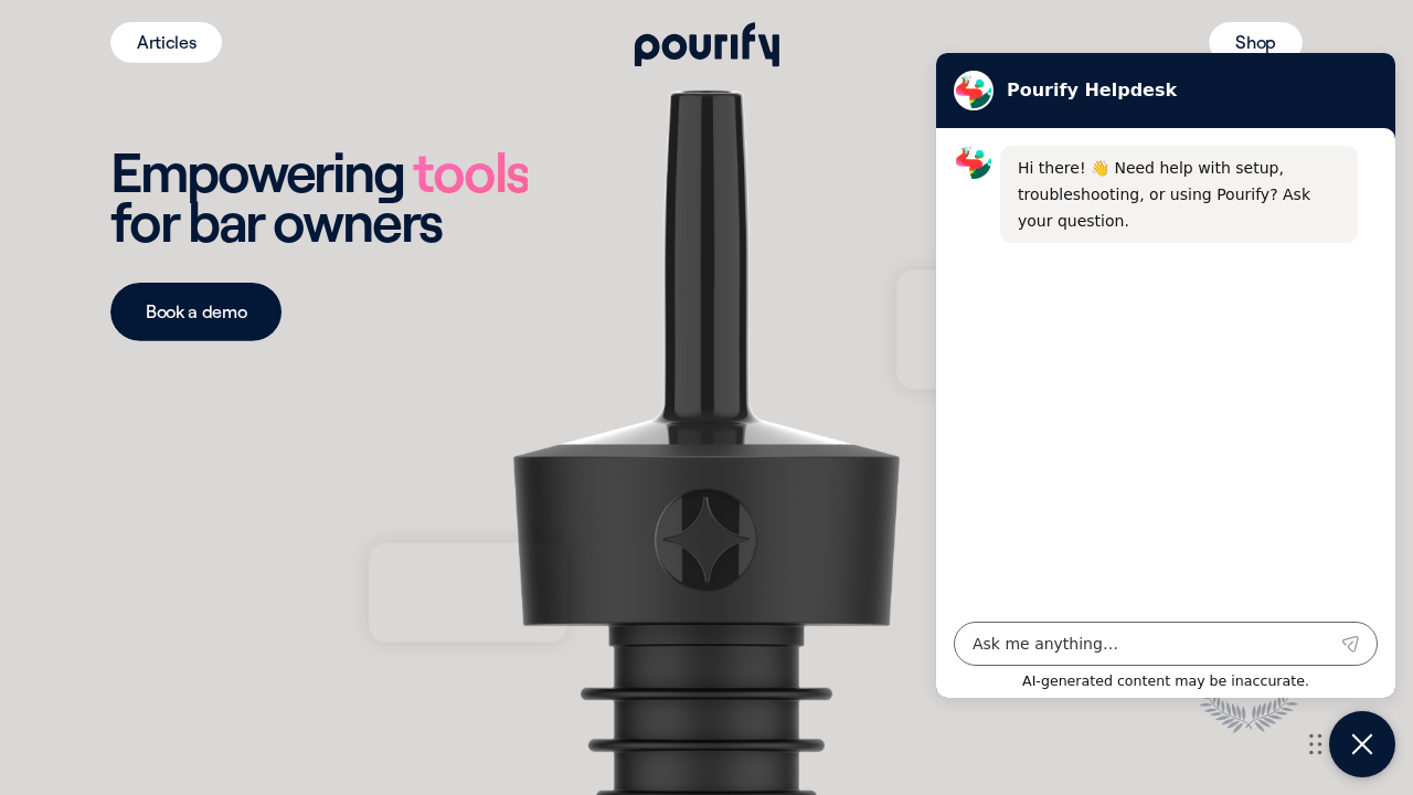Pourify Smart Pourers screenshot