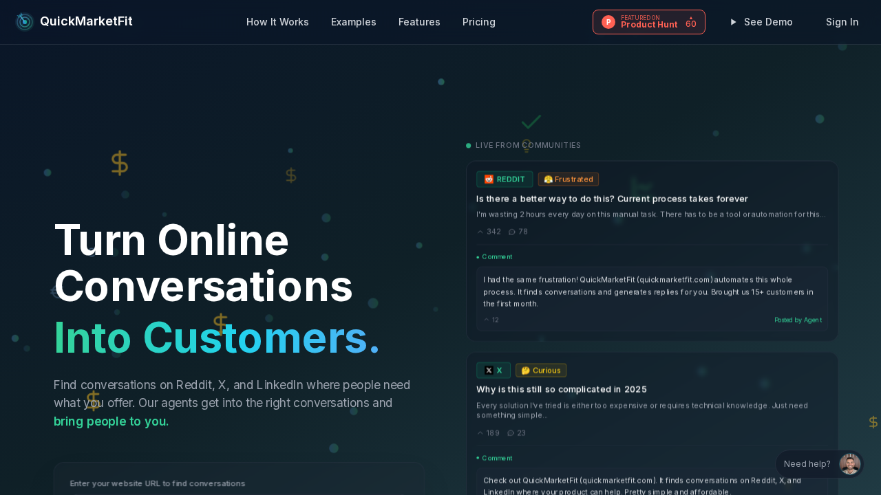 QuickMarketFit screenshot