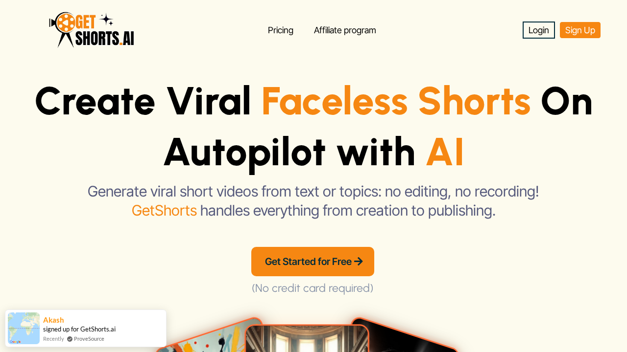 GetShorts.ai screenshot