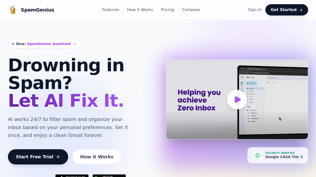 SpamGenius screenshot