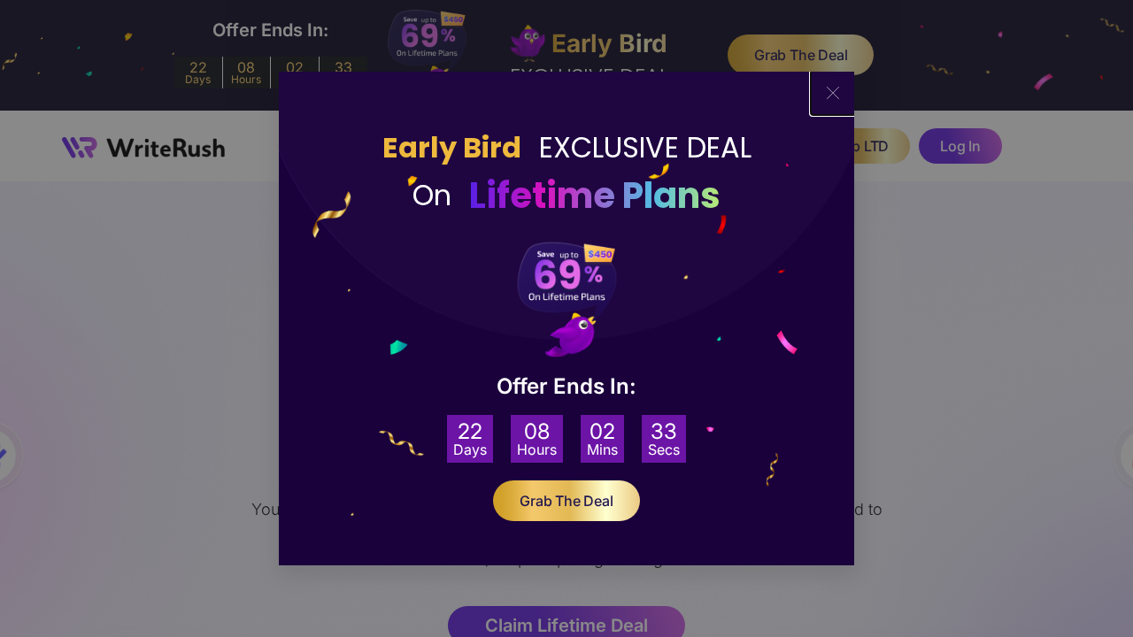 WriteRush screenshot