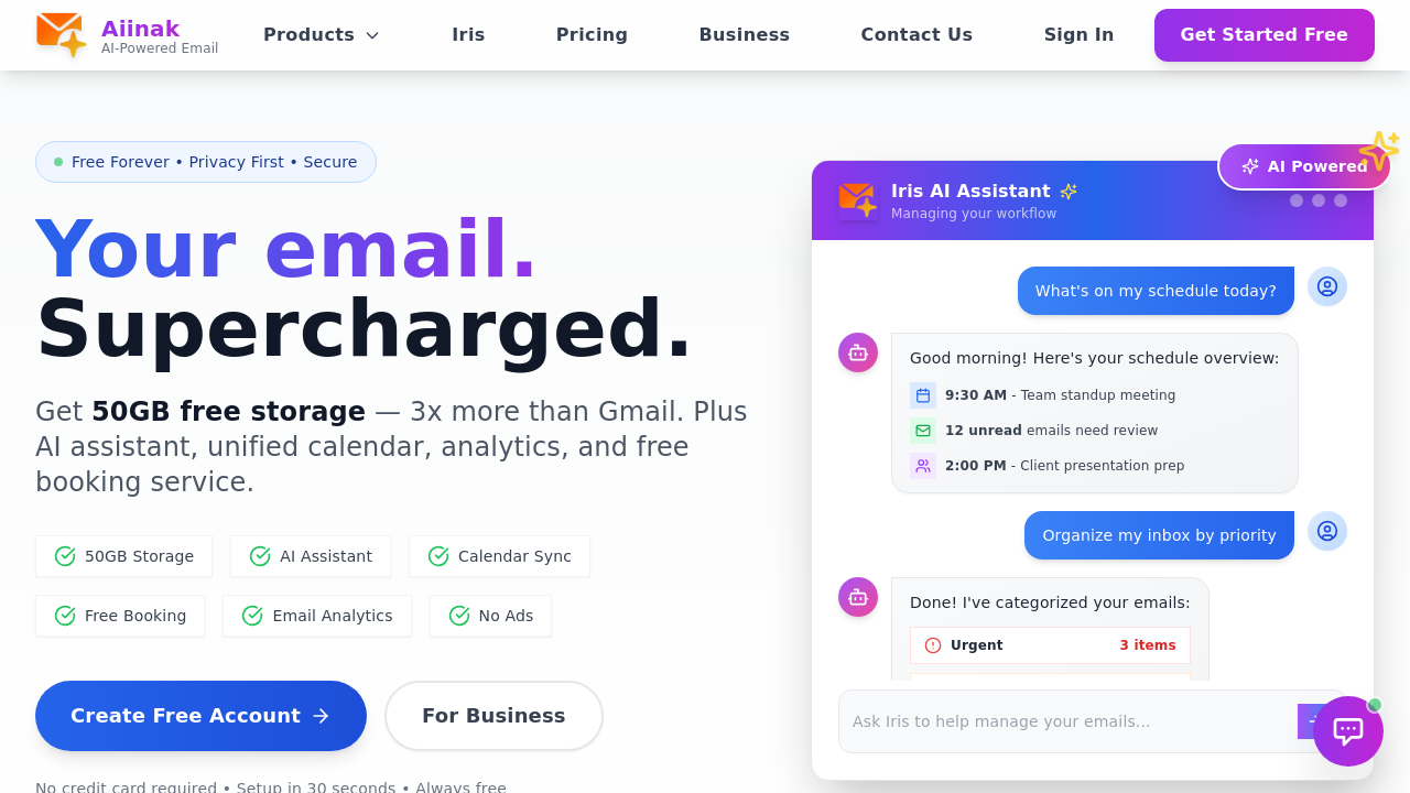 AiMail by Aiinak screenshot