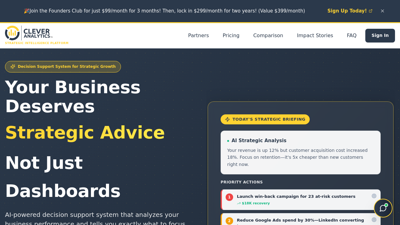 Clever Analytics screenshot