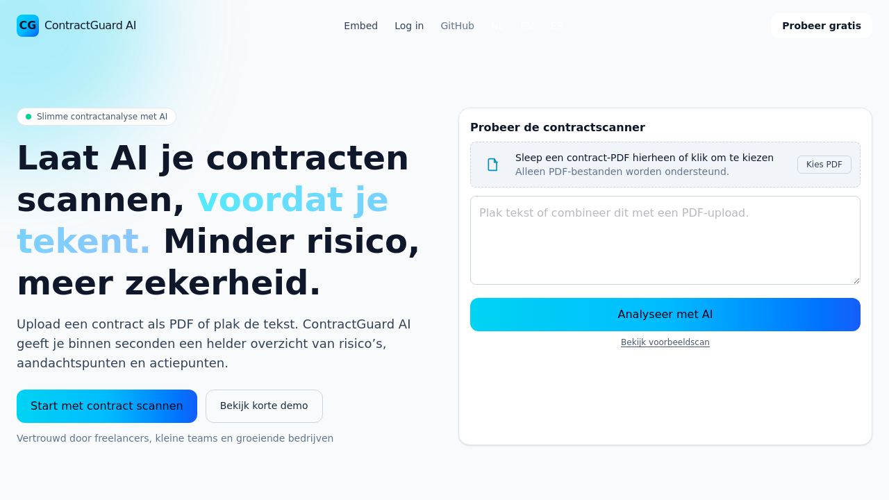 ContractGuard AI screenshot