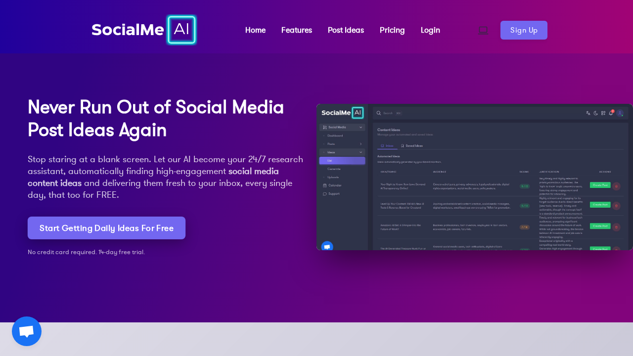 SocialMe AI screenshot