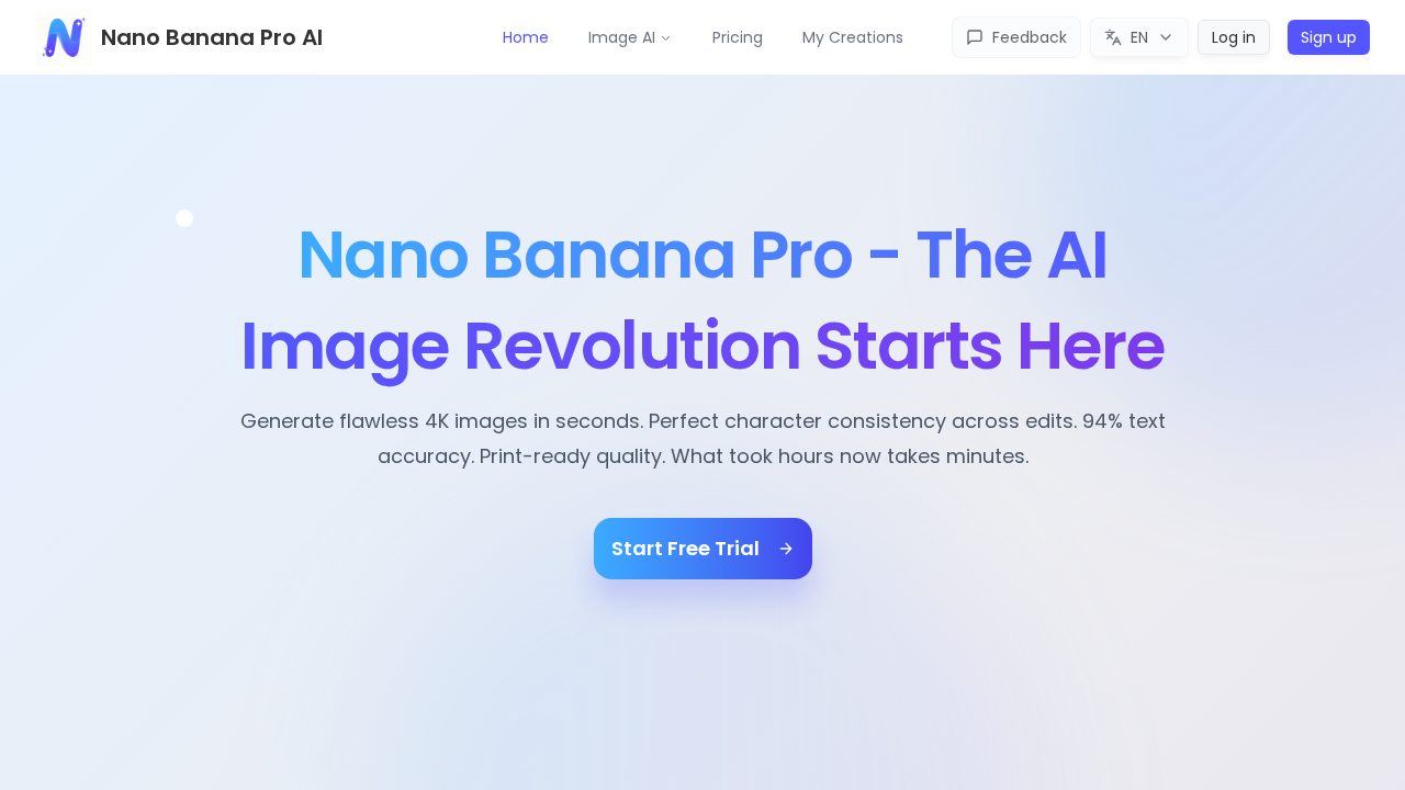 Nano Banana Pro AI screenshot