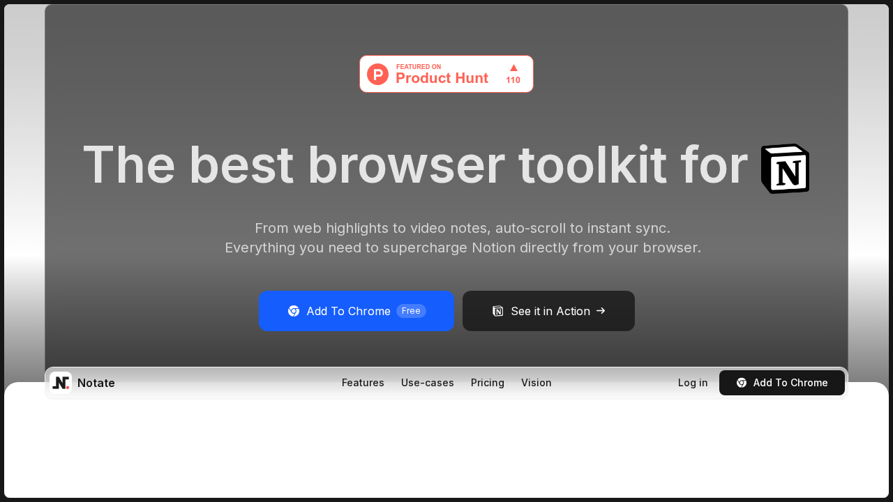Notate.so screenshot