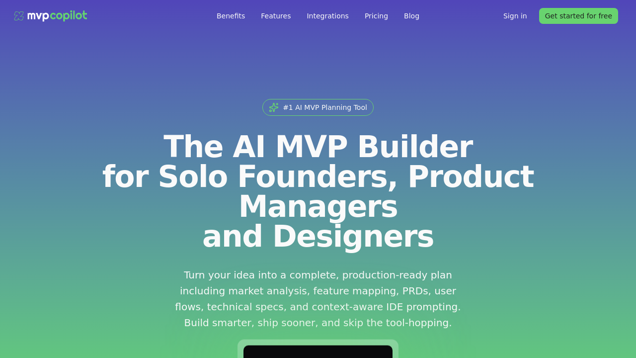 MVP Copilot screenshot
