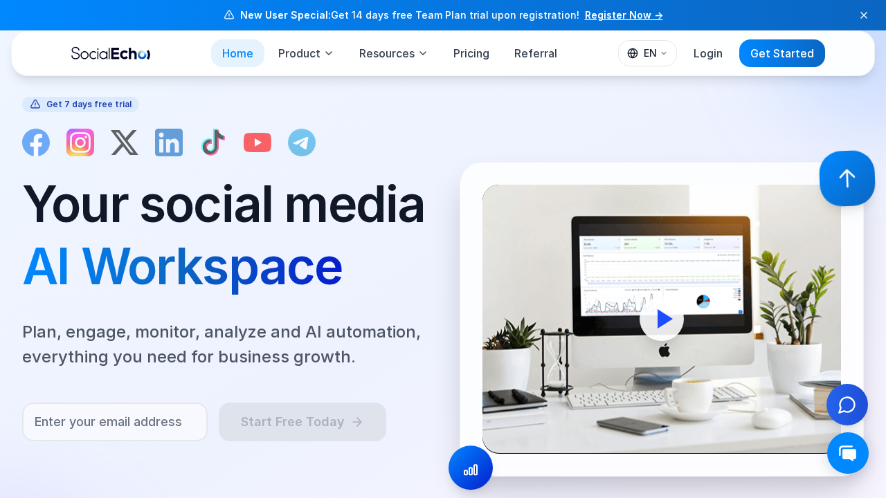 SocialEcho screenshot