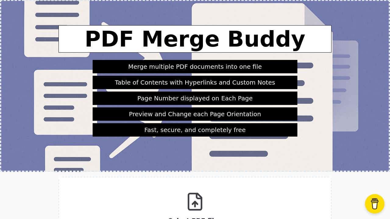 PDF Merge Buddy screenshot