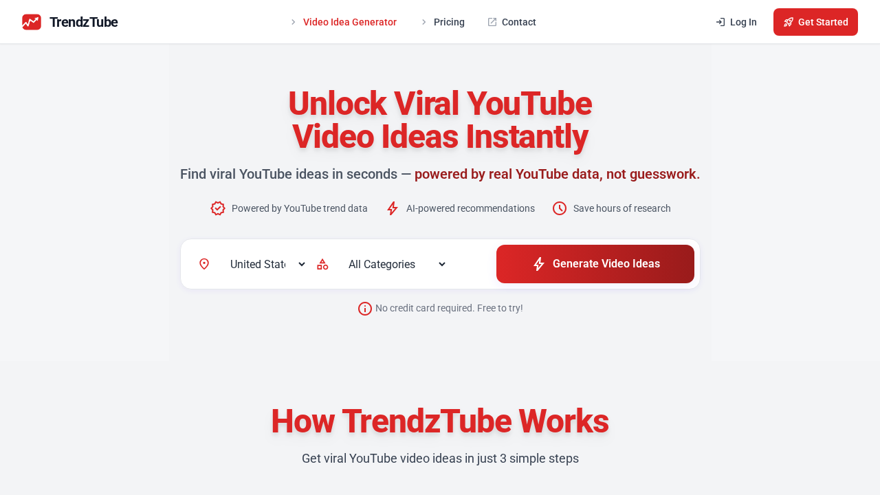 TrendzTube screenshot