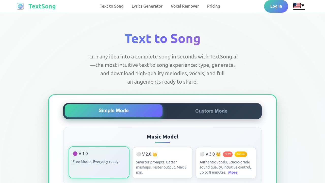 TextSong AI screenshot