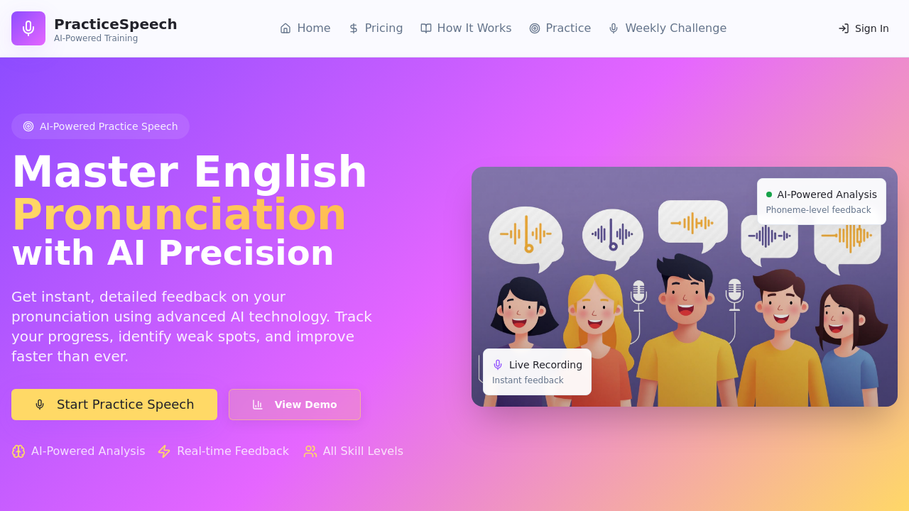 Practice Speech screenshot