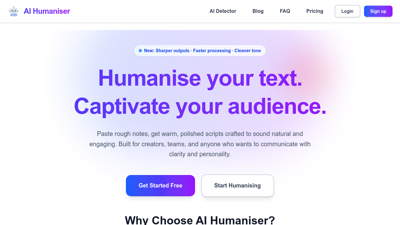 AI Humaniser screenshot