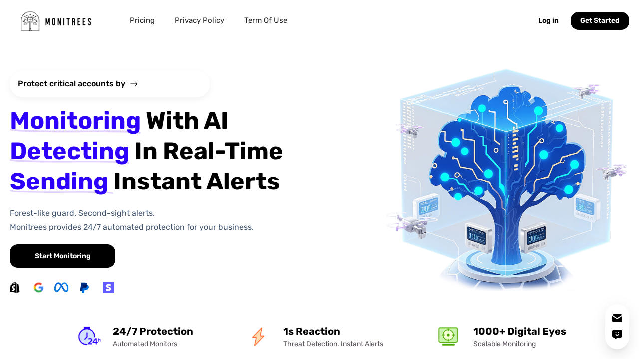 Monitrees screenshot