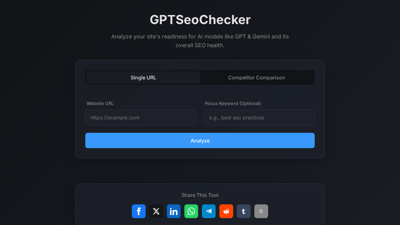 GPTSeoChecker screenshot