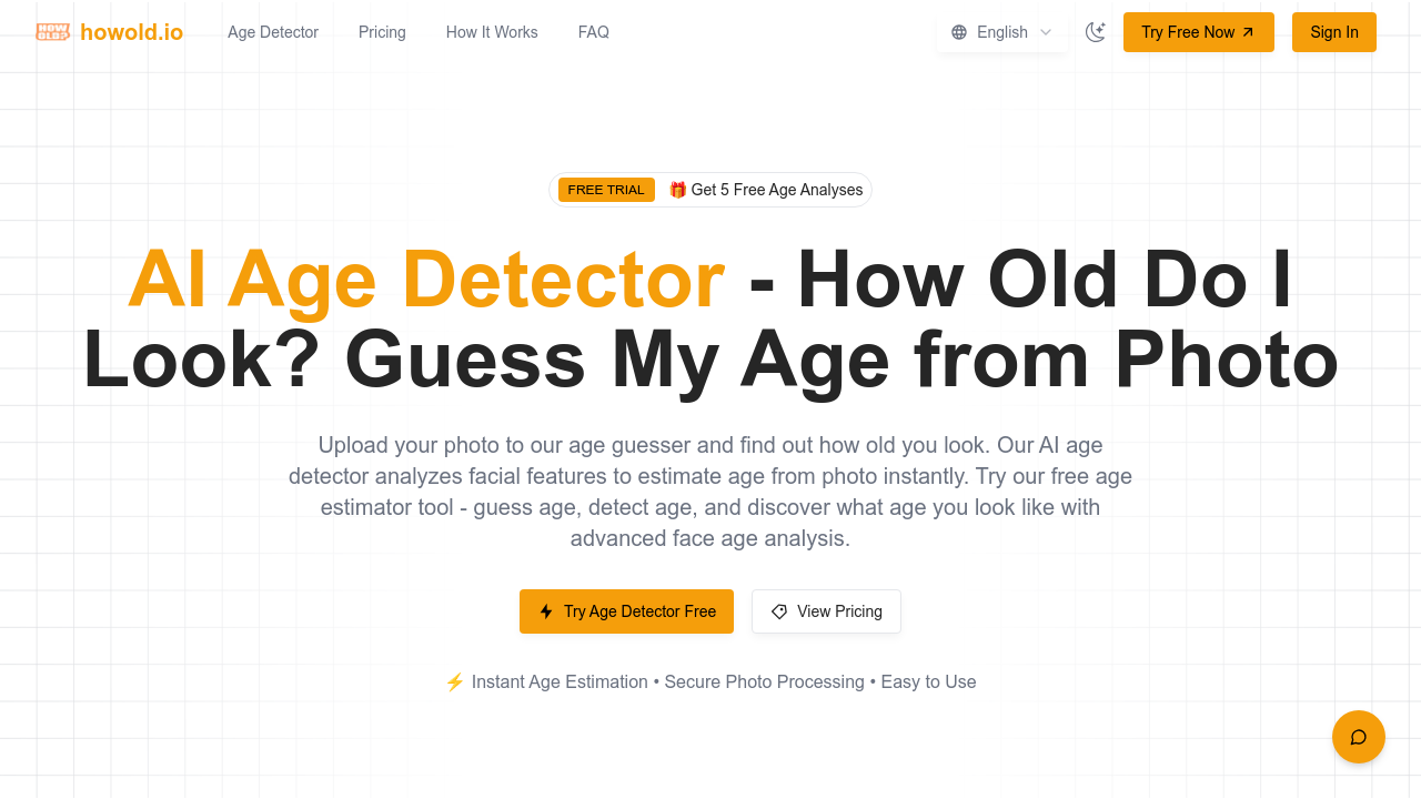 How Old Do I Look? Free AI Age Detector screenshot
