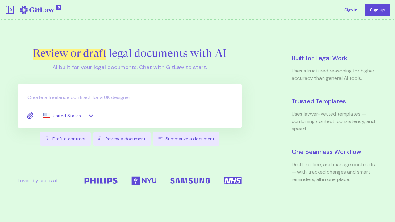 GitLaw Agent screenshot