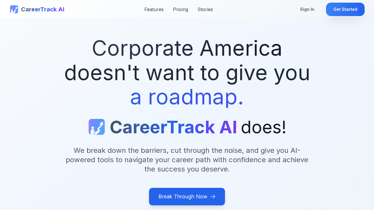 Career Track AI screenshot