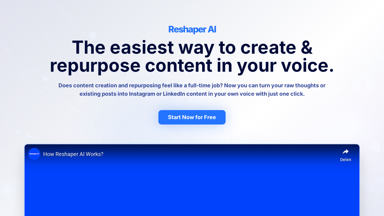 Reshaper AI screenshot