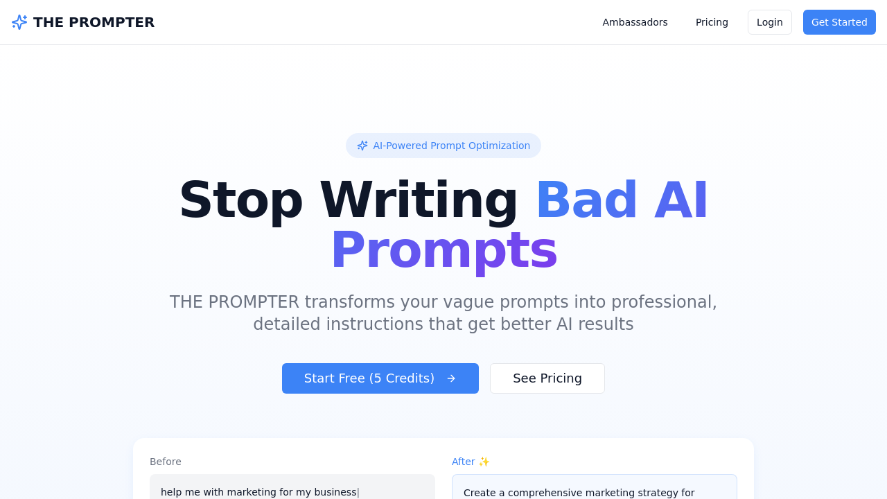 THE PROMPTER screenshot