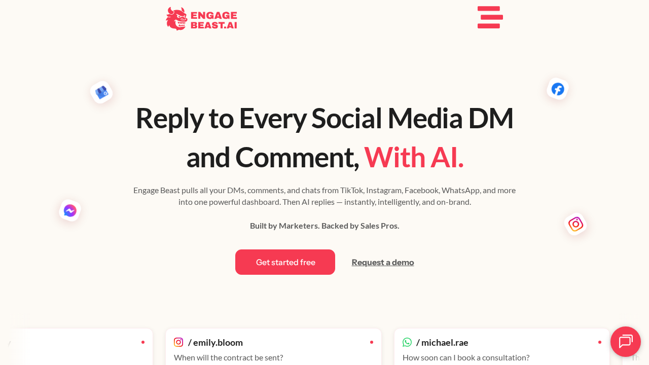 Engage Beast AI screenshot