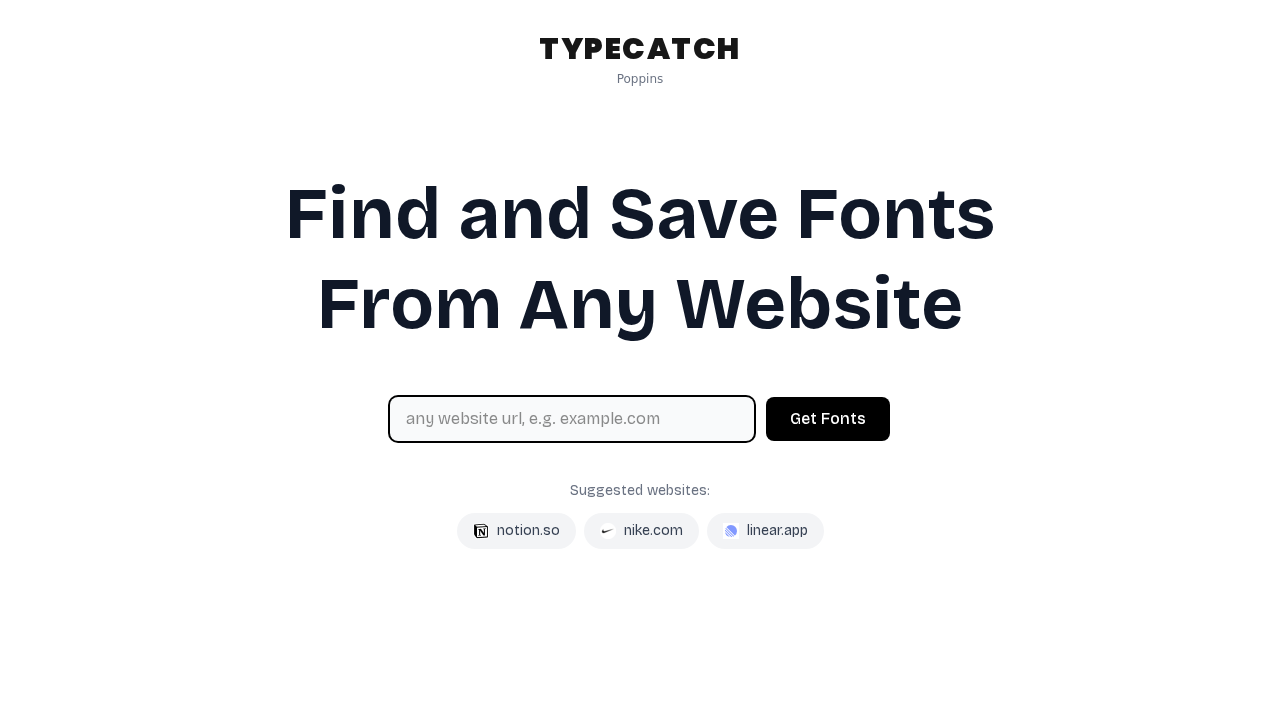 TypeCatch screenshot