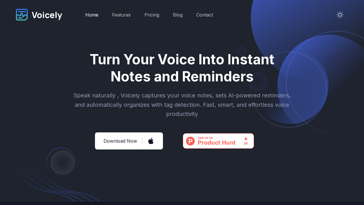 Voicely: AI Notes and Reminders screenshot