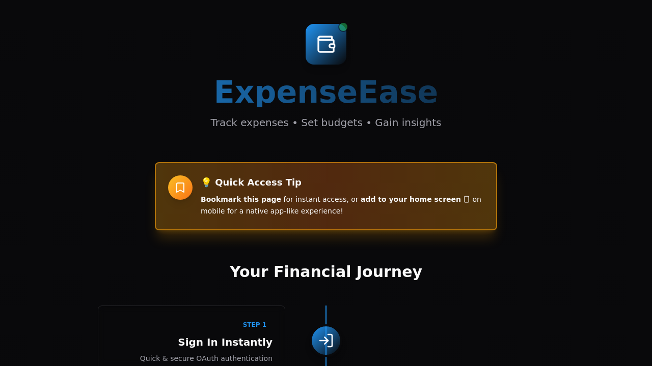 ExpenseEase screenshot