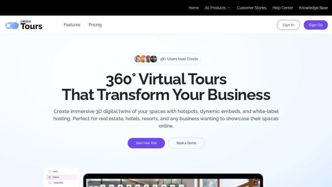 Crezlo Tours screenshot