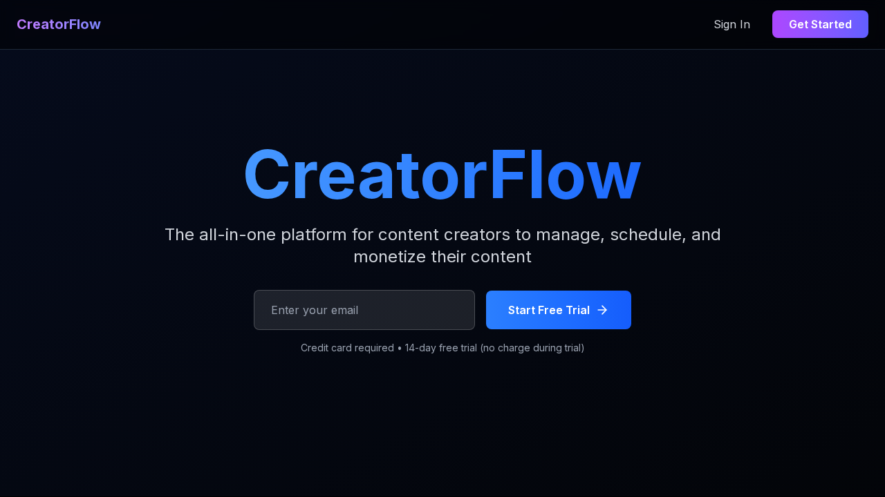 CreatorFlow screenshot