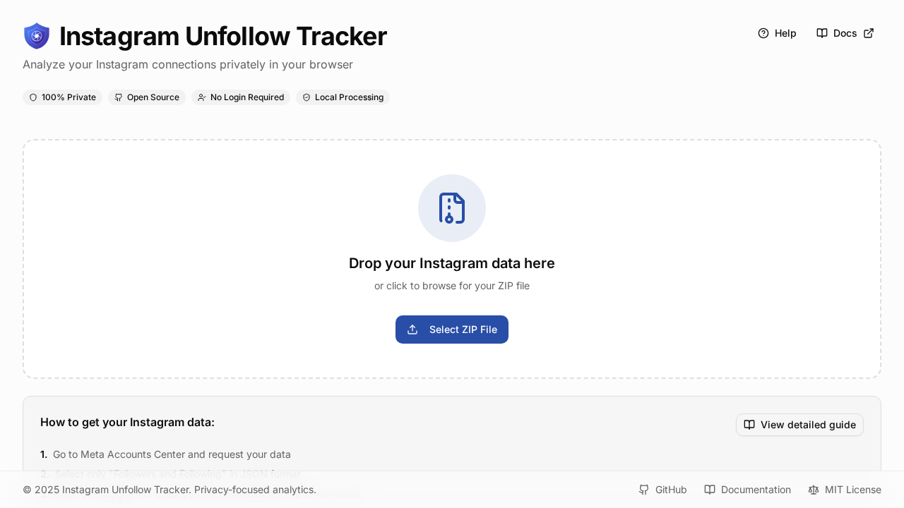 Instagram Unfollow Tracker screenshot