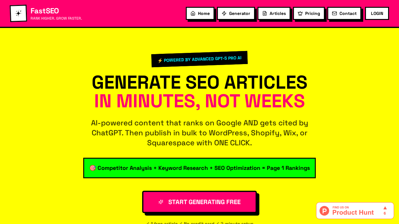 FastSEO screenshot