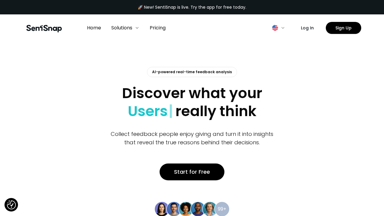 SentiSnap screenshot