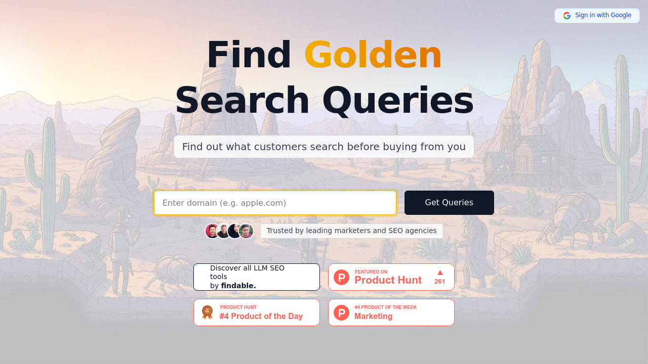 QueryGold screenshot