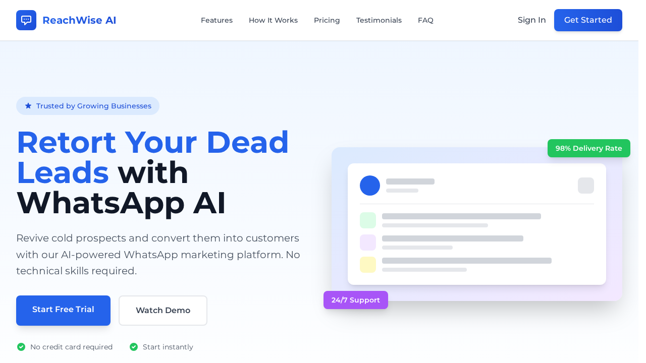 ReachWise AI screenshot