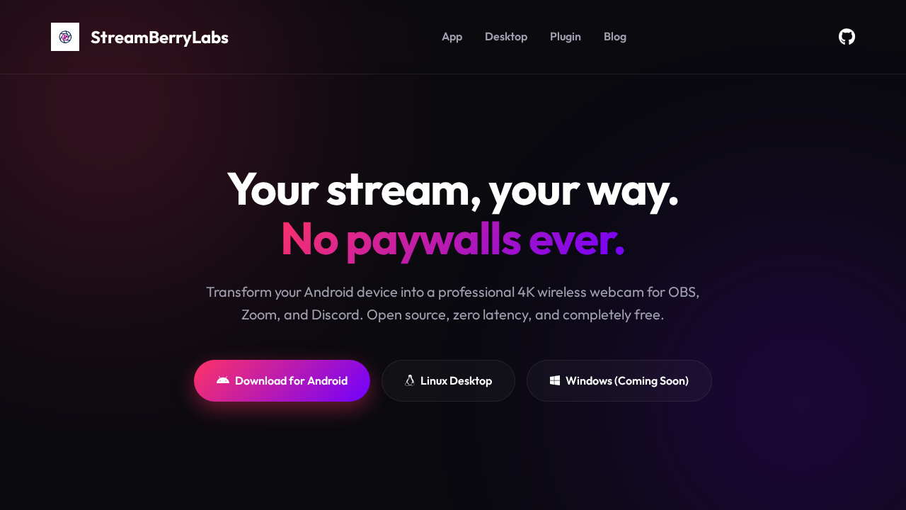 StreamBerryLabs screenshot