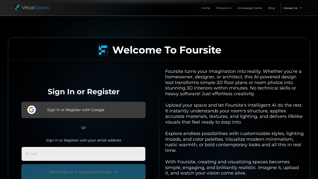 Foursite screenshot
