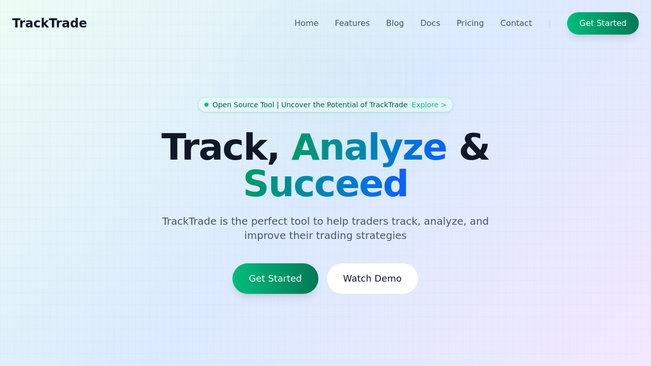 TrackTrade screenshot