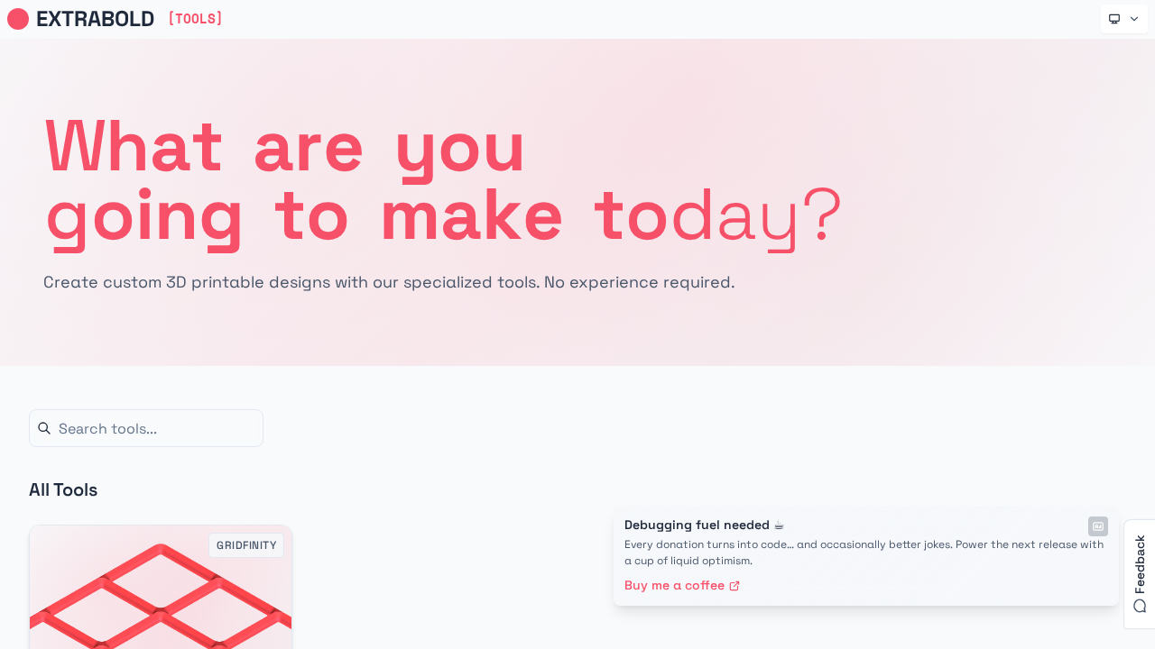 Extrabold Tools screenshot