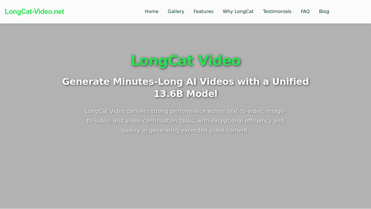 LongCat Video screenshot
