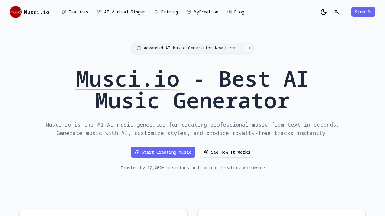 musci.io screenshot