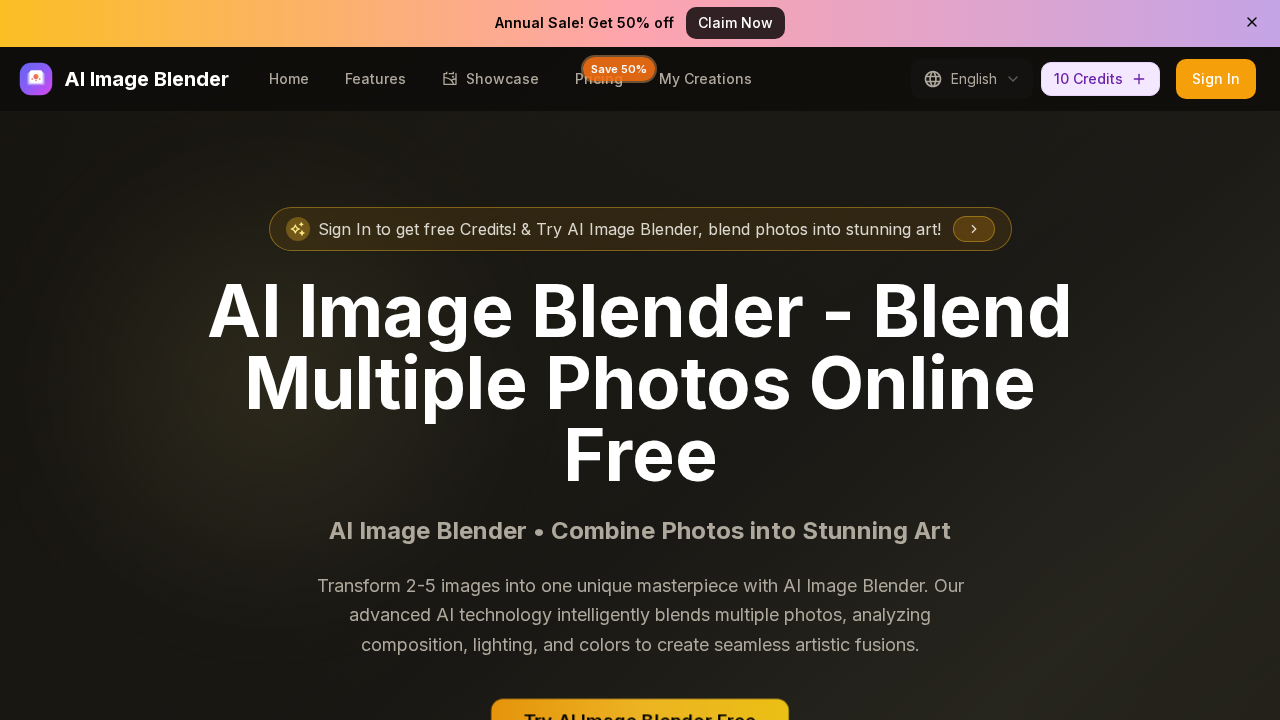 AI Image Blender screenshot