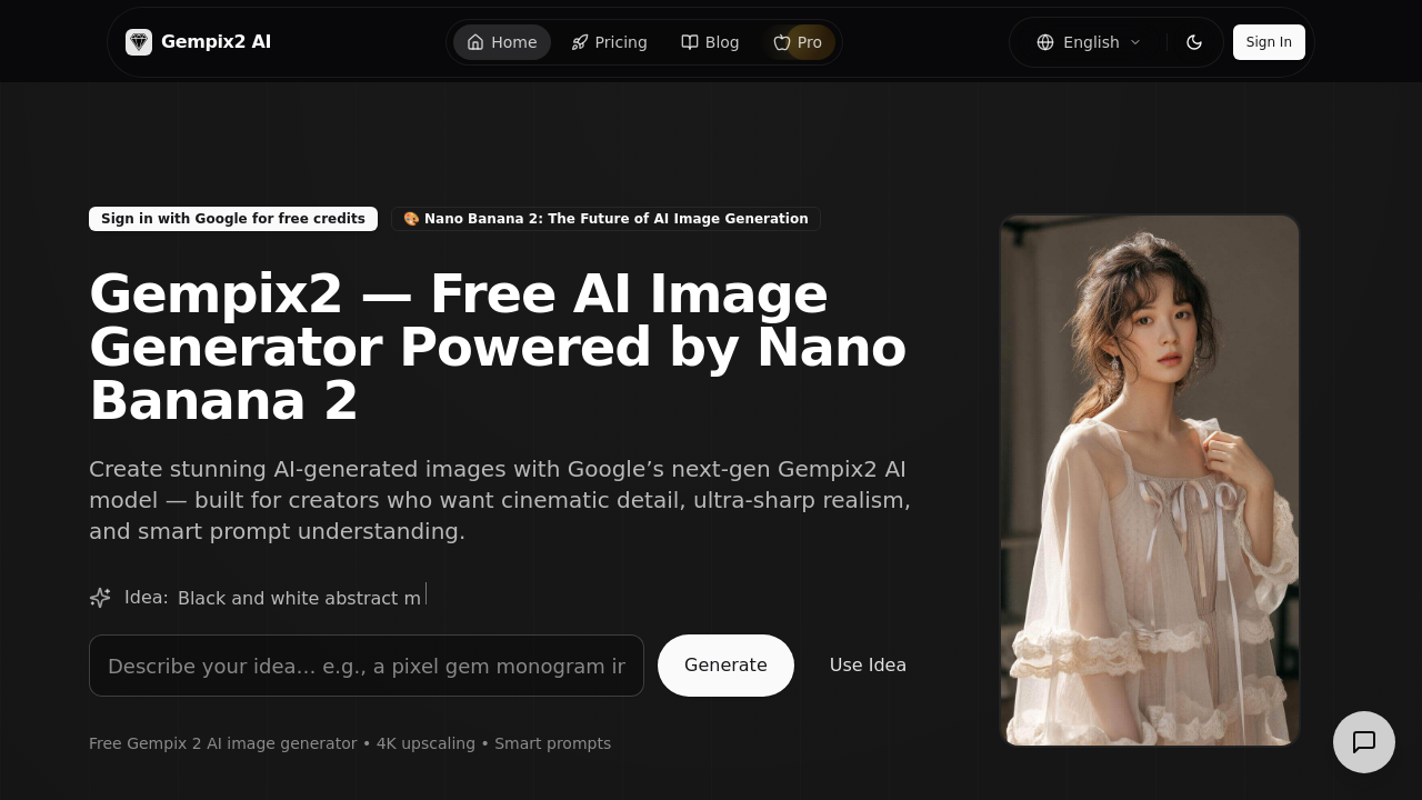 Gempix 2 AI Image Generator screenshot